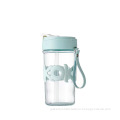 Glass sippy cup Clear glass glass Portable and convenient Juice cup high appearance level Office flower tea cup Simple leisure